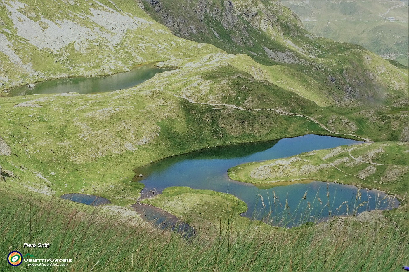 86 Laghi di Ponteranica nella luce pomeridiana.JPG -                                